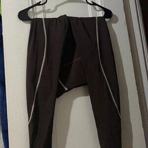 Buffbunny Loch Ness leggings and transcend bra in journey dark brown sma…